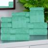 Superior 700 GSM Long Staple 100% Combed Cotton, Durable, Plush and Absorbent 6-Piece Single Ply Towel Set – Rivulet(Rivulet)