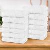 Superior 700 GSM Long Staple 100% Combed Cotton, Durable, Plush and Absorbent 6-Piece Single Ply Towel Set – Rivulet(White)