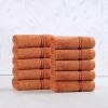 Superior Egyptian Cotton 4-Piece Bath Towel Set for Shower, Bath, Spa, Resort, Hotel, Soft Body Towels, Airbnb Essentials, Apartment, Dorm, Quick Dry, Absorbent, Bathroom Basics, Peach(Caramel Brown)