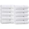 Superior Egyptian Cotton 4-Piece Bath Towel Set for Shower, Bath, Spa, Resort, Hotel, Soft Body Towels, Airbnb Essentials, Apartment, Dorm, Quick Dry, Absorbent, Bathroom Basics, Peach(White)