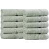 Superior Egyptian Cotton 4-Piece Bath Towel Set for Shower, Bath, Spa, Resort, Hotel, Soft Body Towels, Airbnb Essentials, Apartment, Dorm, Quick Dry, Absorbent, Bathroom Basics, Peach(Sage)