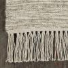 Superior Handmade Wool Indoor Area Rug, Hand-Tufted Wool Rugs for Kitchen Floors, Office Floor, Modern Bohemian Rugs, Cotton Fringe Border, Sayah Collection, 2′ x 3′, Grey