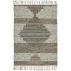 Superior Handmade Wool Indoor Area Rug, Hand-Tufted Wool Rugs for Kitchen Floors, Office Floor, Modern Bohemian Rugs, Cotton Fringe Border, Sayah Collection, 2′ x 3′, Grey