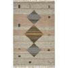 Superior Handmade Wool Indoor Area Rug, Hand-Tufted Wool Rugs for Kitchen Floors, Office Floor, Modern Bohemian Rugs, Cotton Fringe Border, Sayah Collection, 8′ x 10′, Grey