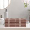 Superior Rayon from Bamboo Cotton Blend Hand Towel Set, Ideal for Bathroom, Guest Bath, Gym, Spa, Bathroom, Kitchen Decor, Home Essentials, Includes; 6 Hand Towels, 16” x 30″, Sand