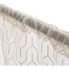 Superior Sheer Curtains, Curtains Perfect for Natural Light, Trellis Window Accents, Modern Contemporary Decor, Cormac Collection, Set of 2 Panels, 8 Grommets, 52″ x 84″, Ivory(Ivory)