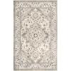 Superior Indoor Area Rug with Jute Backing, Modern Floor Decor for Home Hallway, Living Room, Floor Cover, Entryway, Bedroom, Modern Abstract, 5ft x 8ft, Grey