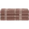 Superior Rayon from Bamboo Cotton Blend Hand Towel Set, Ideal for Bathroom, Guest Bath, Gym, Spa, Bathroom, Kitchen Decor, Home Essentials, Includes; 6 Hand Towels, 16” x 30″, Sand