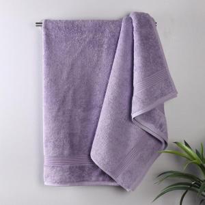 Superior Egyptian Cotton 4-Piece Bath Towel Set for Shower, Bath, Spa, Resort, Hotel, Soft Body Towels, Airbnb Essentials, Apartment, Dorm, Quick Dry, Absorbent, Bathroom Basics, Peach(Royal Purple)