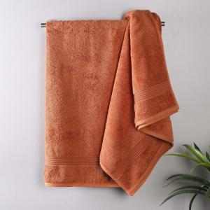 Superior Egyptian Cotton 4-Piece Bath Towel Set for Shower, Bath, Spa, Resort, Hotel, Soft Body Towels, Airbnb Essentials, Apartment, Dorm, Quick Dry, Absorbent, Bathroom Basics, Peach(Caramel Brown)