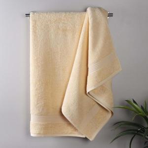 Superior Egyptian Cotton 4-Piece Bath Towel Set for Shower, Bath, Spa, Resort, Hotel, Soft Body Towels, Airbnb Essentials, Apartment, Dorm, Quick Dry, Absorbent, Bathroom Basics, Peach(Canary)
