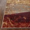 Superior Indoor Area Rug, Jute Backing, Plush Modern Rugs for Family, Kitchen Floors, Office Floor Cover, Abstract Artistic Rugs, Mabel Collection, 8′ x 10′, Brown