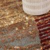 Superior Indoor Area Rug, Jute Backing, Plush Modern Rugs for Family, Kitchen Floors, Office Floor Cover, Abstract Artistic Rugs, Mabel Collection, 8′ x 10′, Brown