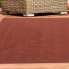 Superior Indoor/Outdoor Area Rug, Reversible Braided Floor Decor for Living Room, Kitchen, Patio, Front Porch, Modern Boho Farmhouse Rugs, Hardwood, Bedroom Accessories, 4′ x 6′, Brick