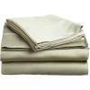 Superior Combed Cotton, 300 Thread Count; Deep-Fitting Pocket, Soft & Smooth 4-Piece King Sheet Set, Solid Pumpkin(Sage)