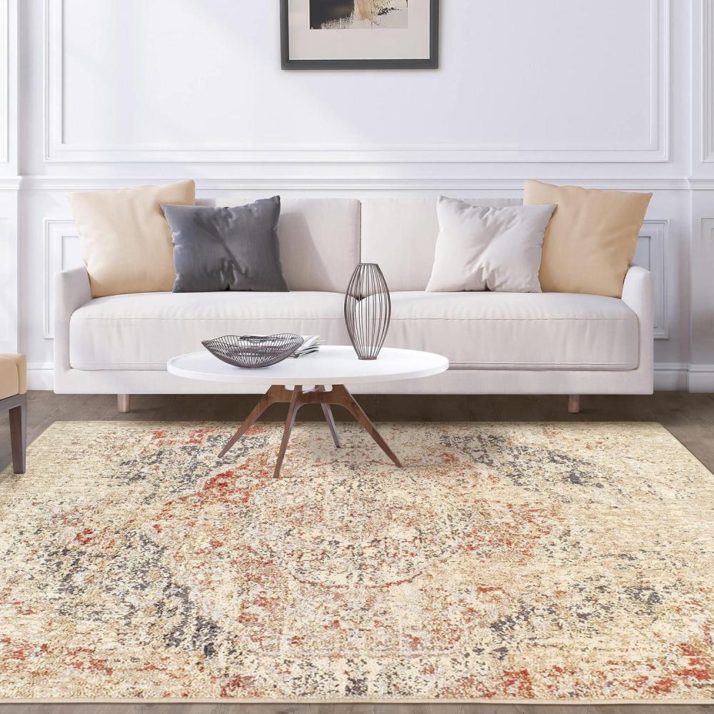 imageSuperior Ombre Collection Area Rug 2 7quot x 8 CreamGrey