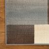 SUPERIOR Mid-Century Modern Geometric Design Area Rug, with Jute Backing, Perfect Hardwood, Tile, or Carpet Cover, Ideal for Bedroom, Kitchen, Living Room, Entryway, or Office, 8′ x 10′, Grey(Grey)
