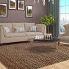 Superior Diamond Jute Reversible Area Rug, 2′ 6″ x 10′, Grey(Black)