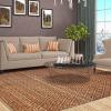Superior Diamond Jute Reversible Area Rug, 2′ 6″ x 10′, Grey(Brown)