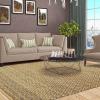 Superior Diamond Jute Reversible Area Rug, 2′ 6″ x 10′, Grey(Grey)