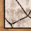 Superior Indoor Area Rug, Jute Backing, Soft Modern Rugs for Entryway, Kitchen Floors, Office Floor Cover, Modern Cobblestone Rugs, Vegas Collection, 4′ x 6′, Grey