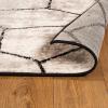 Superior Indoor Area Rug, Jute Backing, Soft Modern Rugs for Entryway, Kitchen Floors, Office Floor Cover, Modern Cobblestone Rugs, Vegas Collection, 4′ x 6′, Grey