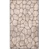 Superior Indoor Area Rug, Jute Backing, Soft Modern Rugs for Entryway, Kitchen Floors, Office Floor Cover, Modern Cobblestone Rugs, Vegas Collection, 4′ x 6′, Grey