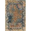 Superior Indoor Non-Slip Area Rug, Modern Overdyed Machine Washable Rugs, Home Floor Decor For Entryway, Office, Bedroom, Living/ Dining, Kitchen, Angeles Collection, Green-Beige, 5′ x 8′(Green-beige)