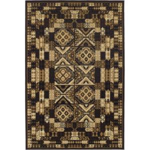 Superior Mosaic Collection Area Rug, Attractive Rug with Jute Backing, Durable and Beautiful Woven Structure, Abstract Geometric Rug – 2’7″ x 8′(4″ x 3’1″ (Rectangular))