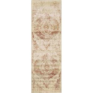 Superior Ombre Collection Area Rug, 2′ 7″ x 8′, Cream(Cream)