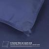Superior Brushed Microfiber Comforter, Down Alternative Bedding, Medium Weight, Soft Bed Cover, Plush Duvet Insert, Oversized Blanket, Box Quilt, Reversible Comforter, Twin/Twin XL, Navy Blue(Navy Blue)