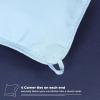 Superior Brushed Microfiber Comforter, Down Alternative Bedding, Medium Weight, Soft Bed Cover, Plush Duvet Insert, Oversized Blanket, Box Quilt, Reversible Comforter, Twin/Twin XL, Navy Blue(Taupe- Chocolate)
