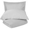 Superior Cotton Percale Duvet Cover Set, King/California King, Tan, 3-Pieces(Platinum)