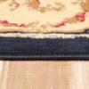 Superior Elegant Medallion Collection 2’7″ x 8′ Runner Rug, Attractive Rug with Jute Backing, Durable and Beautiful Woven Structure, Floral Medallion Rug with Broad Border – Midnight Blue