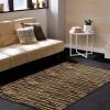 Superior Indoor Area Rug, Plush Soft Rugs for Living Room, Bedroom, Office, Dining, Kitchen Floors, Modern Aesthetic, Geometric Diamond Lattice Floor Decor, Abner Collection, 2’7″ x 8′, Grey(Brown)