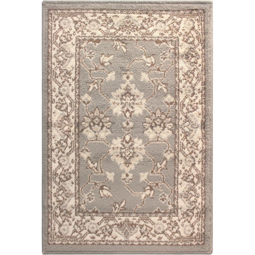 imageSuperior Indoor Area Rug Jute Backing for Kids or Pets Entryway Living Room Kitchen Dorm Bedroom Hallway Plush Rugs Vintage Abstract Modbury Collection 5 x 8 BlackSlate
