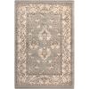 Superior Indoor Area Rug, Jute Backing for Kids or Pets, Entryway, Living Room, Kitchen, Dorm, Bedroom, Hallway, Plush Rugs, Vintage Abstract, Modbury Collection, 5′ x 8′, Black(Slate)