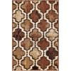 Superior Indoor Area Runner, Jute Backed, Perfect for Hallway, Living/ Dining Room, Bedroom, Office, Kitchen, Entryway, Modern Geometric Trellis Floor Decor, Viking Collection, 2′ 7″ x 8′, Brown(Brown)
