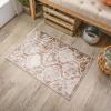 Superior Indoor Area Runner, Jute Backed, Perfect for Hallway, Living/ Dining Room, Bedroom, Office, Kitchen, Entryway, Modern Geometric Trellis Floor Decor, Viking Collection, 2′ 7″ x 8′, Brown(Hazelnut)