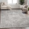 Superior Indoor Area Rug, Cotton Backing, Traditional Medallion Rugs for Living Room, Kitchen, Dining, Office, Bedroom Floors, Entryway, Modern Farmhouse Home Decor, Demelza Collection, 3′ x 5′, Blue(Layl – Blue)