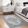 Superior Indoor Area Rug, Cotton Backing, Traditional Medallion Rugs for Living Room, Kitchen, Dining, Office, Bedroom Floors, Entryway, Modern Farmhouse Home Decor, Demelza Collection, 3′ x 5′, Blue(Demelza – Blue)