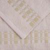 Superior 6-Piece Cotton Towel Set, Geometric Design, Dobby Border, Plush Quick Dry Towels, Decorative Bathroom, Spa, Includes 2 Bath, 2 Hand, 2 Face Towels/ Washcloth, Larissa Collection, Navy Blue(Ivory)