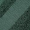 Superior 6-Piece Cotton Towel Set, Geometric Design, Dobby Border, Plush Quick Dry Towels, Decorative Bathroom, Spa, Includes 2 Bath, 2 Hand, 2 Face Towels/ Washcloth, Larissa Collection, Navy Blue(Forest Green)
