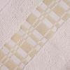 Superior 6-Piece Cotton Towel Set, Geometric Design, Dobby Border, Plush Quick Dry Towels, Decorative Bathroom, Spa, Includes 2 Bath, 2 Hand, 2 Face Towels/ Washcloth, Larissa Collection, Navy Blue(Ivory)