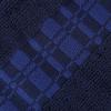 Superior 6-Piece Cotton Towel Set, Geometric Design, Dobby Border, Plush Quick Dry Towels, Decorative Bathroom, Spa, Includes 2 Bath, 2 Hand, 2 Face Towels/ Washcloth, Larissa Collection, Navy Blue(Navy Blue)