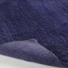 Superior Non-Slip 2 Piece Bath Rug Set, Ultra Plush, Soft, and Absorbent 100% Combed Cotton Pile – Traditional Oval Bath Mat Set, Cream(Navy Blue)