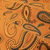 Superior Premium Cotton Flannel Pillowcases, All Season 100% Brushed Cotton Flannel Bedding, Pillowcase Set of 2 , Standard, Paisley Grey(Paisley Pumpkin)