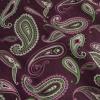 Superior Premium Cotton Flannel Pillowcases, All Season 100% Brushed Cotton Flannel Bedding, Pillowcase Set of 2 , Standard, Paisley Grey(Paisley Purple)