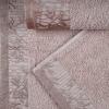 Superior 6 Piece Cotton Towel Set, Floral Jacquard Dobby Border, Quick Dry, Decorative Bathroom, Shower, Bath, Includes 2 Body, 2 Hand, 2 Face Towels/Washcloths, Wisteria Collection, Garnet Red(Frappe Brown)