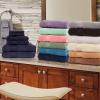 Superior Bathroom Accessories Bath Towel Set, 6 PC, Olive Green(Grey)